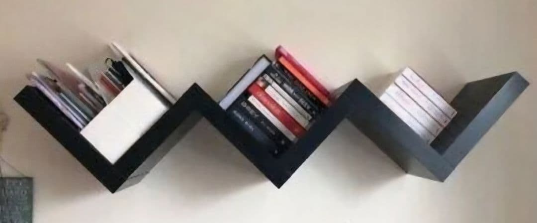 IKEA LACK ジグザグ 黒