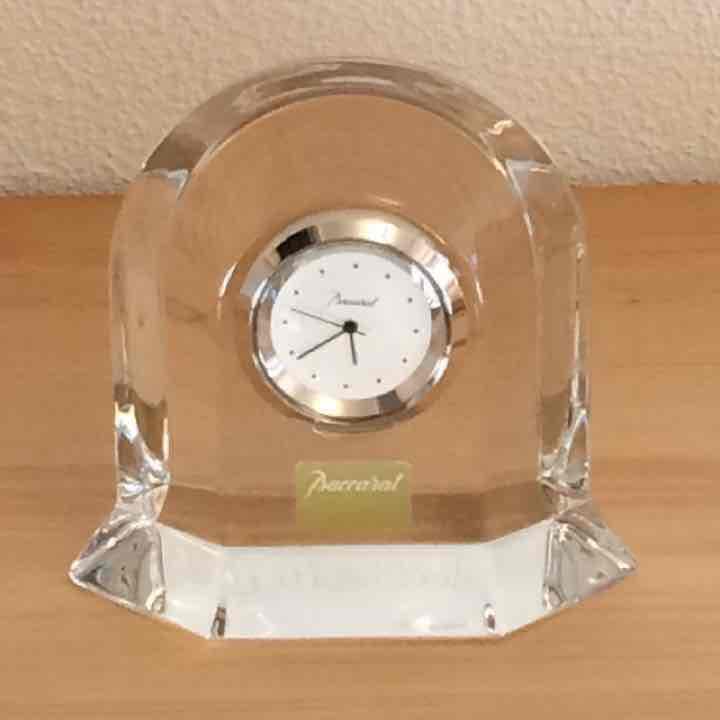 バカラ  クリスタル置時計ベガクロック