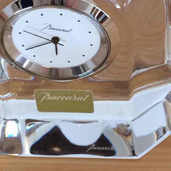 バカラ  クリスタル置時計ベガクロック