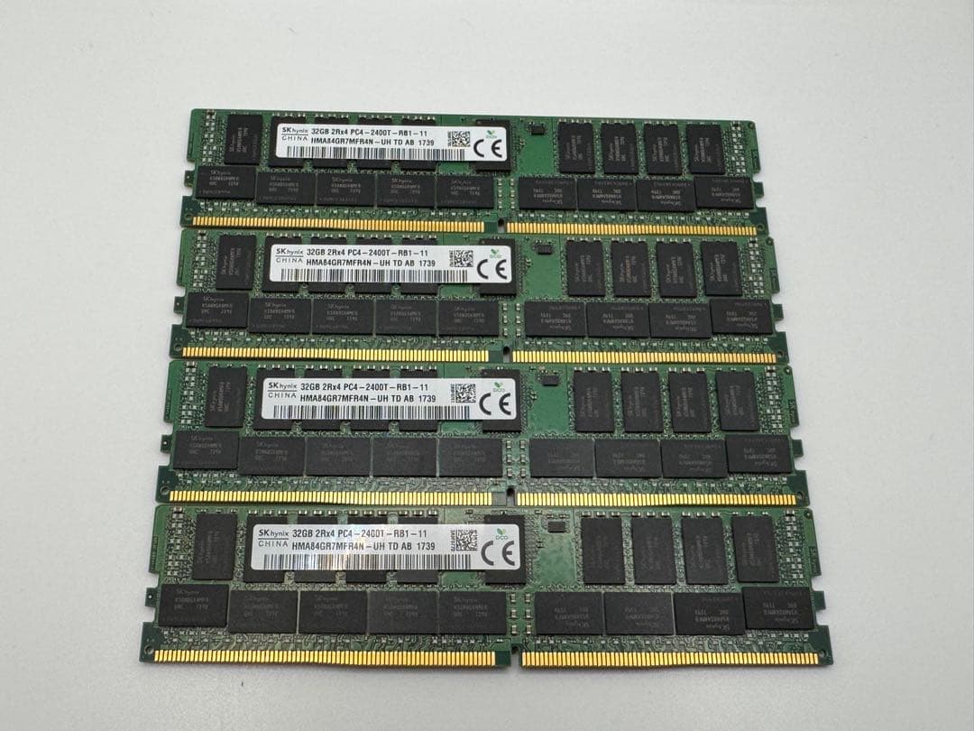 ④ SK hynix DDR4 32GB4枚 PC4-2400T-RB1-11