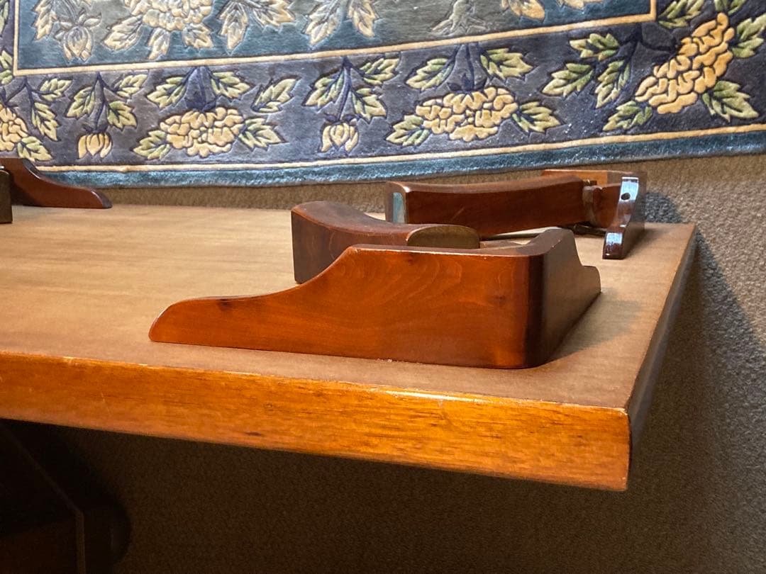 折れ脚テーブル 書写机 折り畳み机 ちゃぶ台 お稽古机 アンティーク③