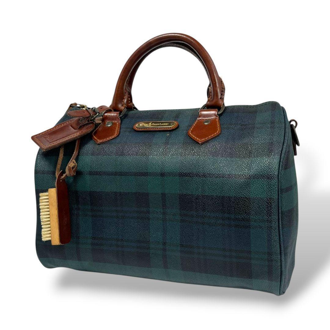 美品　ポロラルフローレンPOLO RALPH LAUREN　ミニボストンバッグ