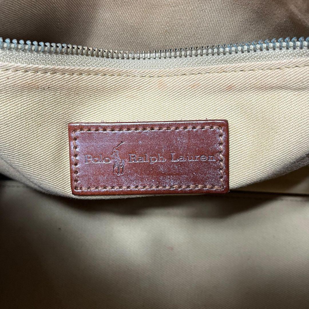 美品　ポロラルフローレンPOLO RALPH LAUREN　ミニボストンバッグ