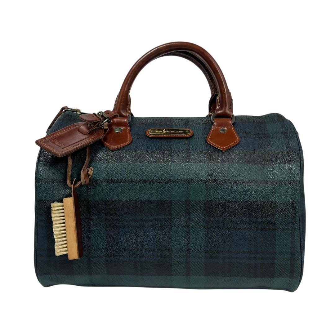 美品　ポロラルフローレンPOLO RALPH LAUREN　ミニボストンバッグ