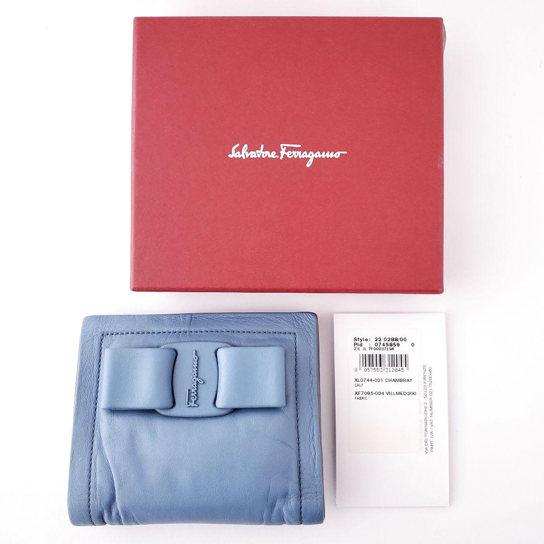 SALVATORE FERRAGAMO　2つ折り財布　VIVA BOW　ヴァラ