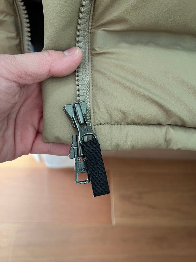 美品　ノースフェイス　ビレイヤーパーカー xsベージュ