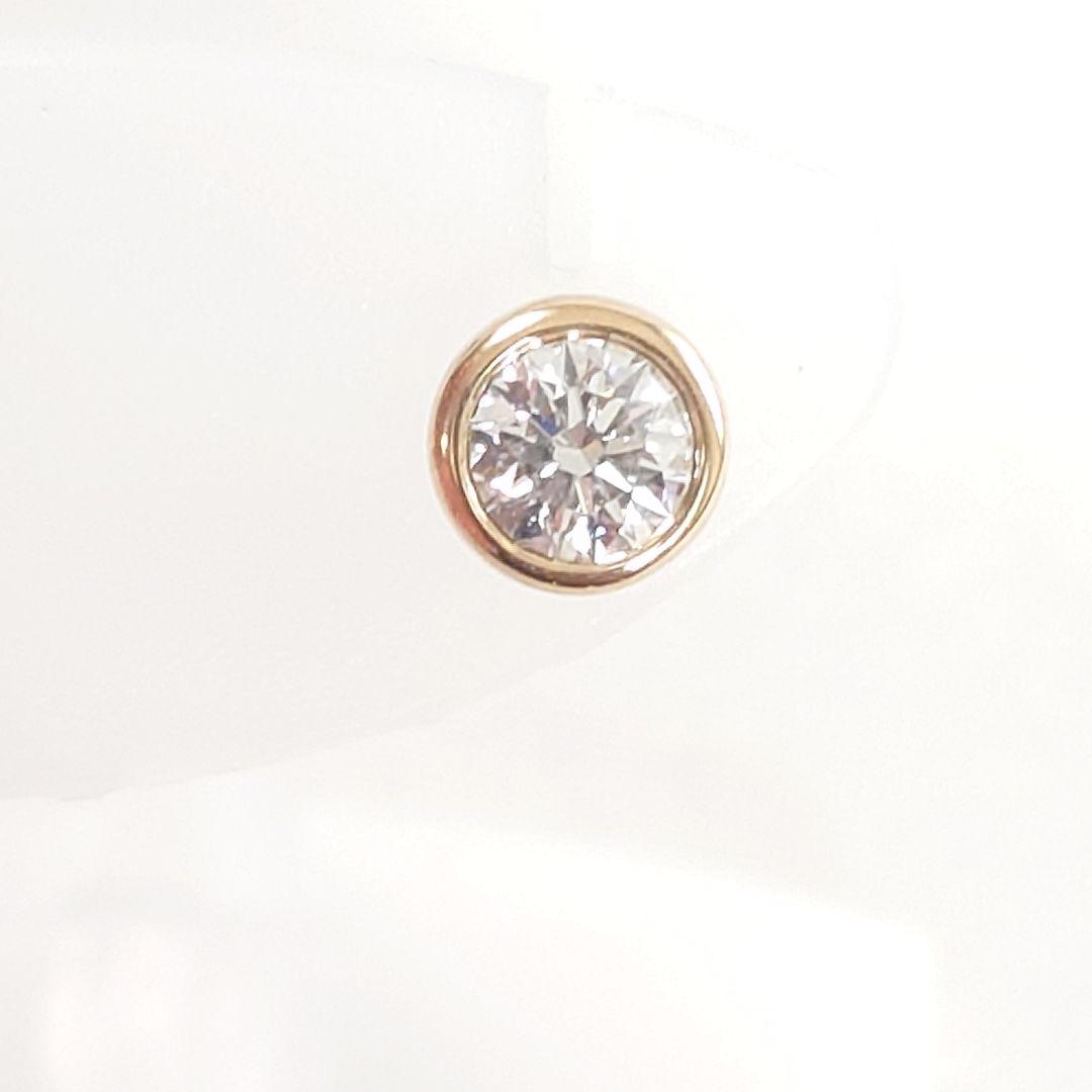 【美品】ティファニー K18 バイザヤード ダイヤモンドピアス 7219