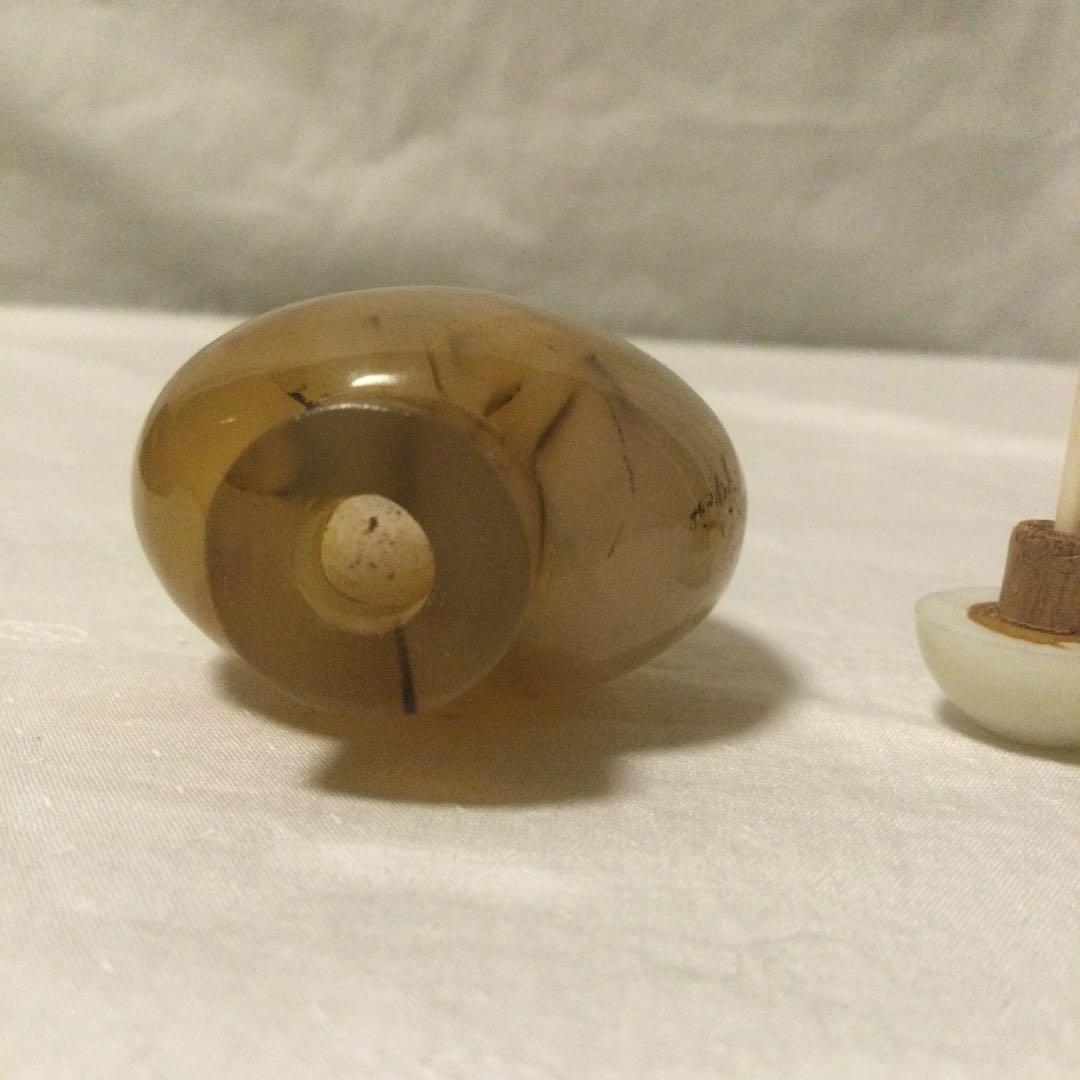 天然メノウの鼻煙壺、清朝