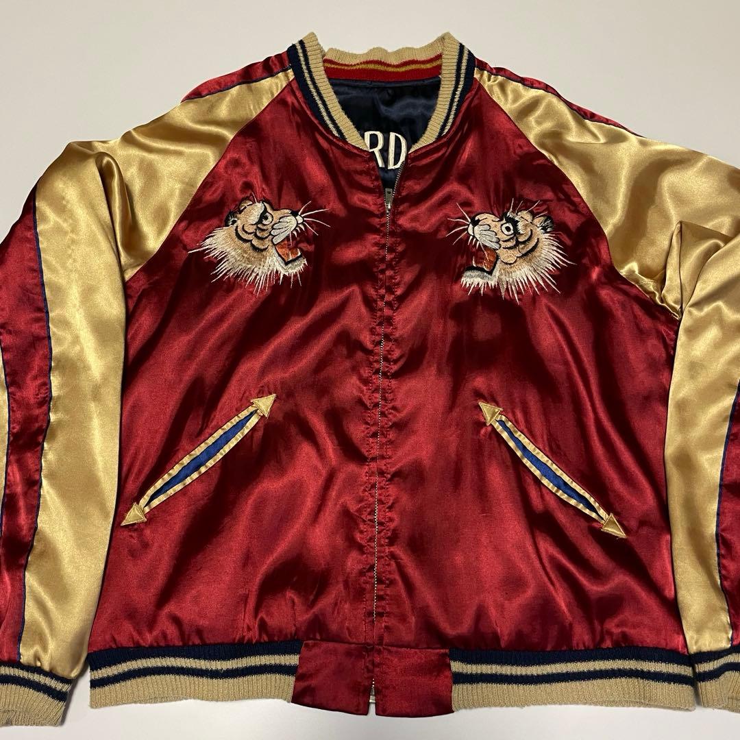 テーラー東洋 リバーシブル スカジャン 鷹　笹虎　横田基地