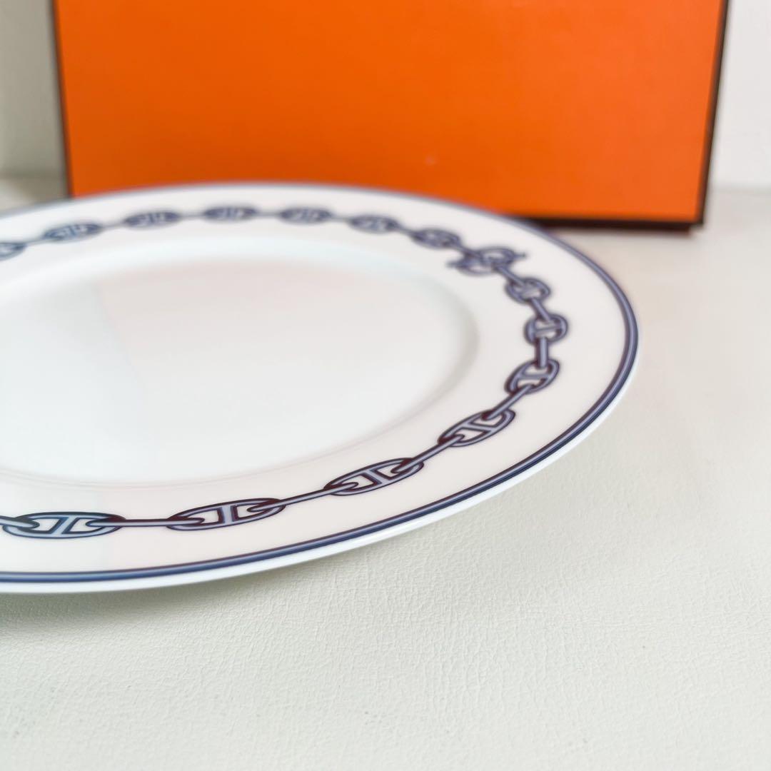 HERMÈS エルメス シェーヌダンクル ブルー 約22cm 箱付き 廃盤 希少