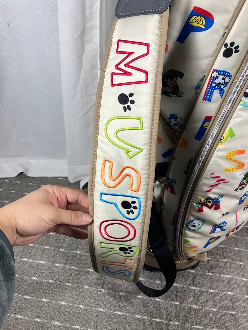 良品　エムユースポーツM・U SPORTS キャディバッグ　ミエコウエサコ