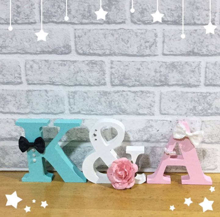 あい様確認用♡ウェディングバージョン・イニシャルオブジェ