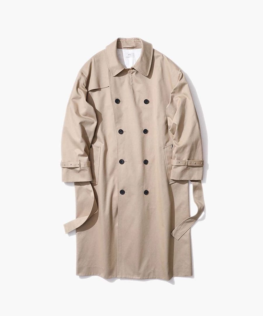 ATON WEST POINT COAT エイトン トレンチコート 6