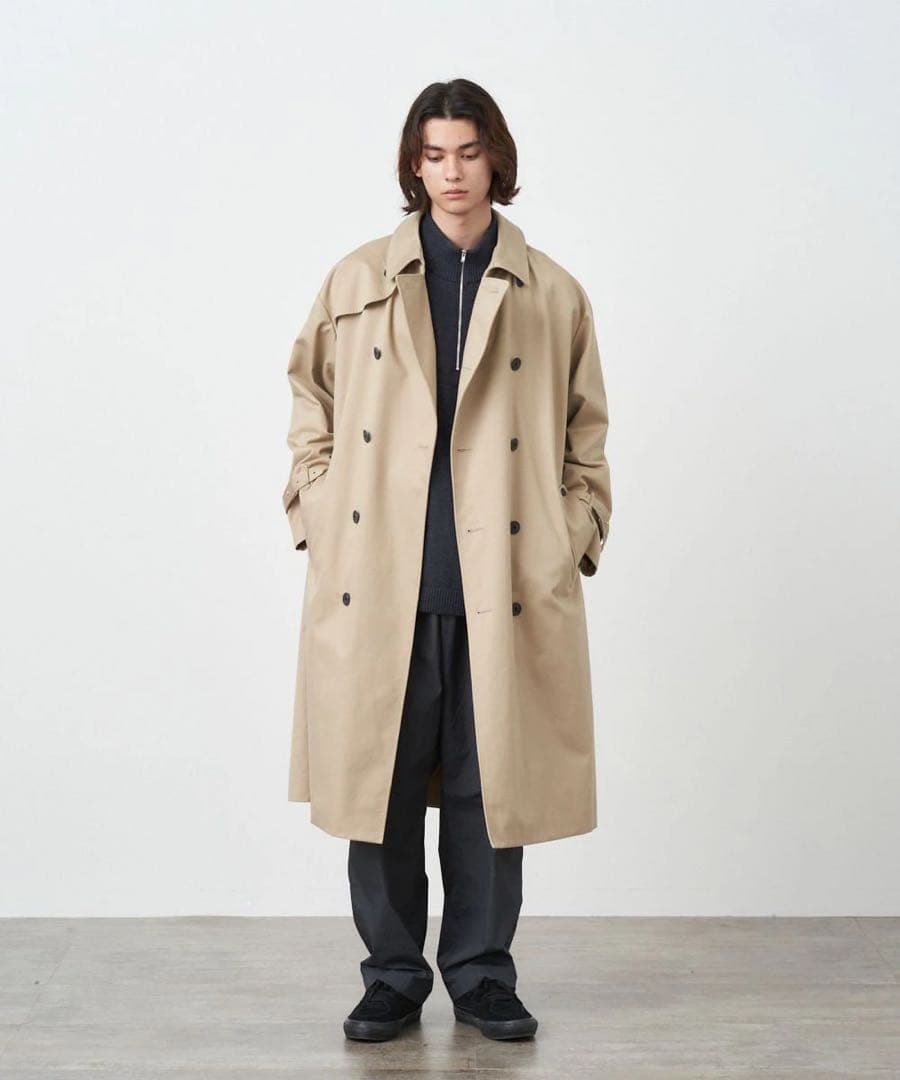 ATON WEST POINT COAT エイトン トレンチコート 6