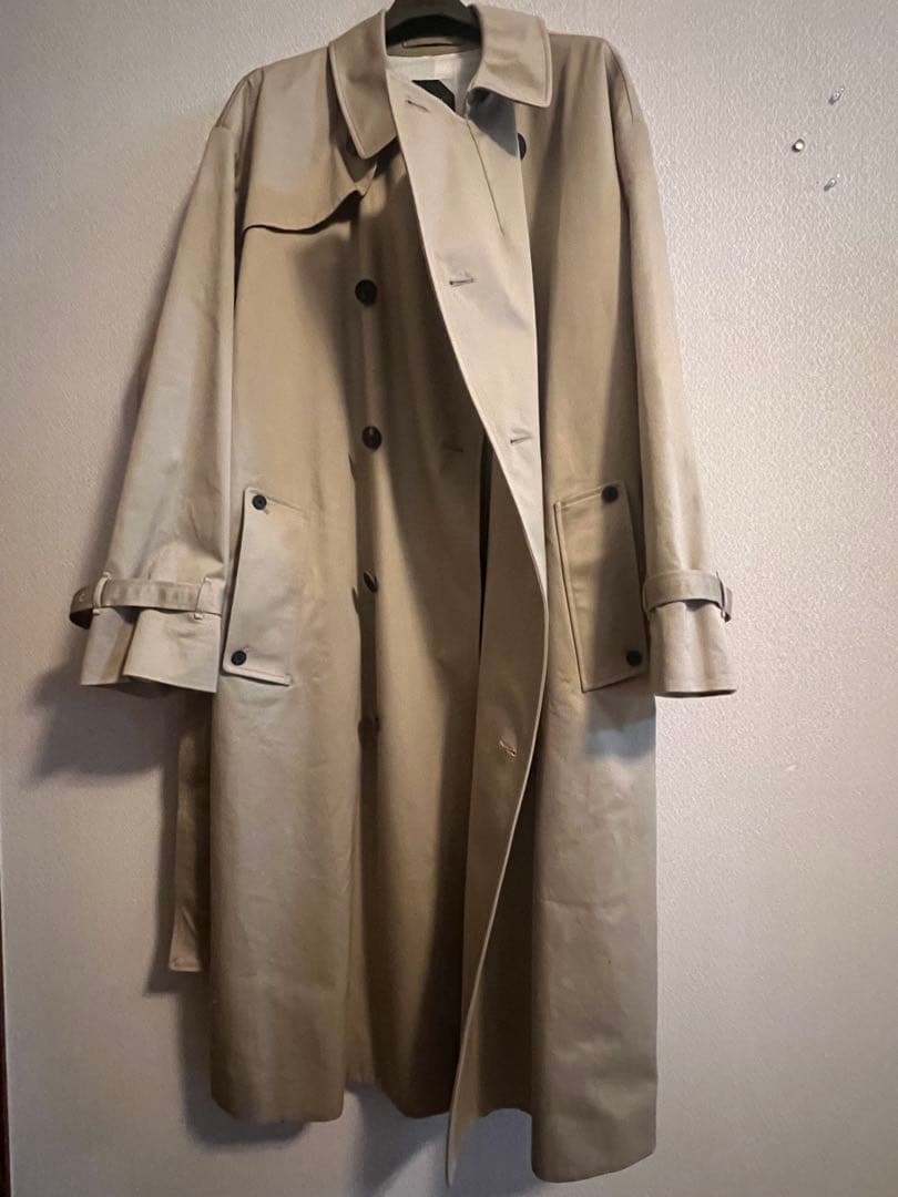 ATON WEST POINT COAT エイトン トレンチコート 6