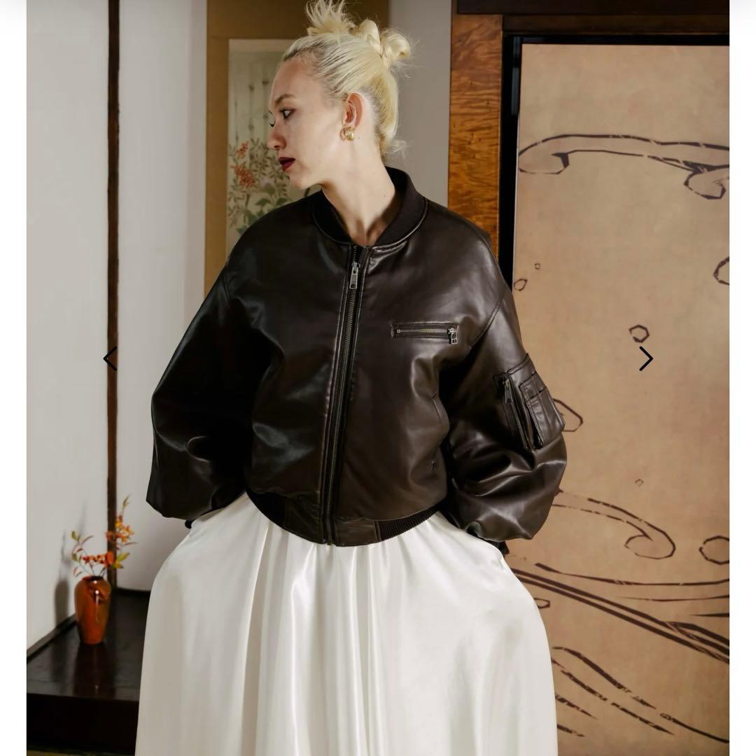 THE TOE ボンバージャケット 黒 M