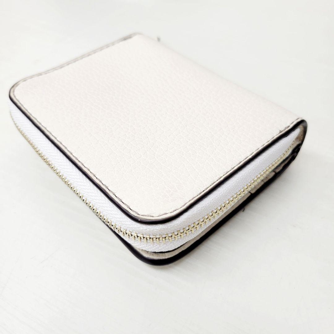 TORY BURCH トリーバーチ ホワイトレザー 二つ折り財布 146463