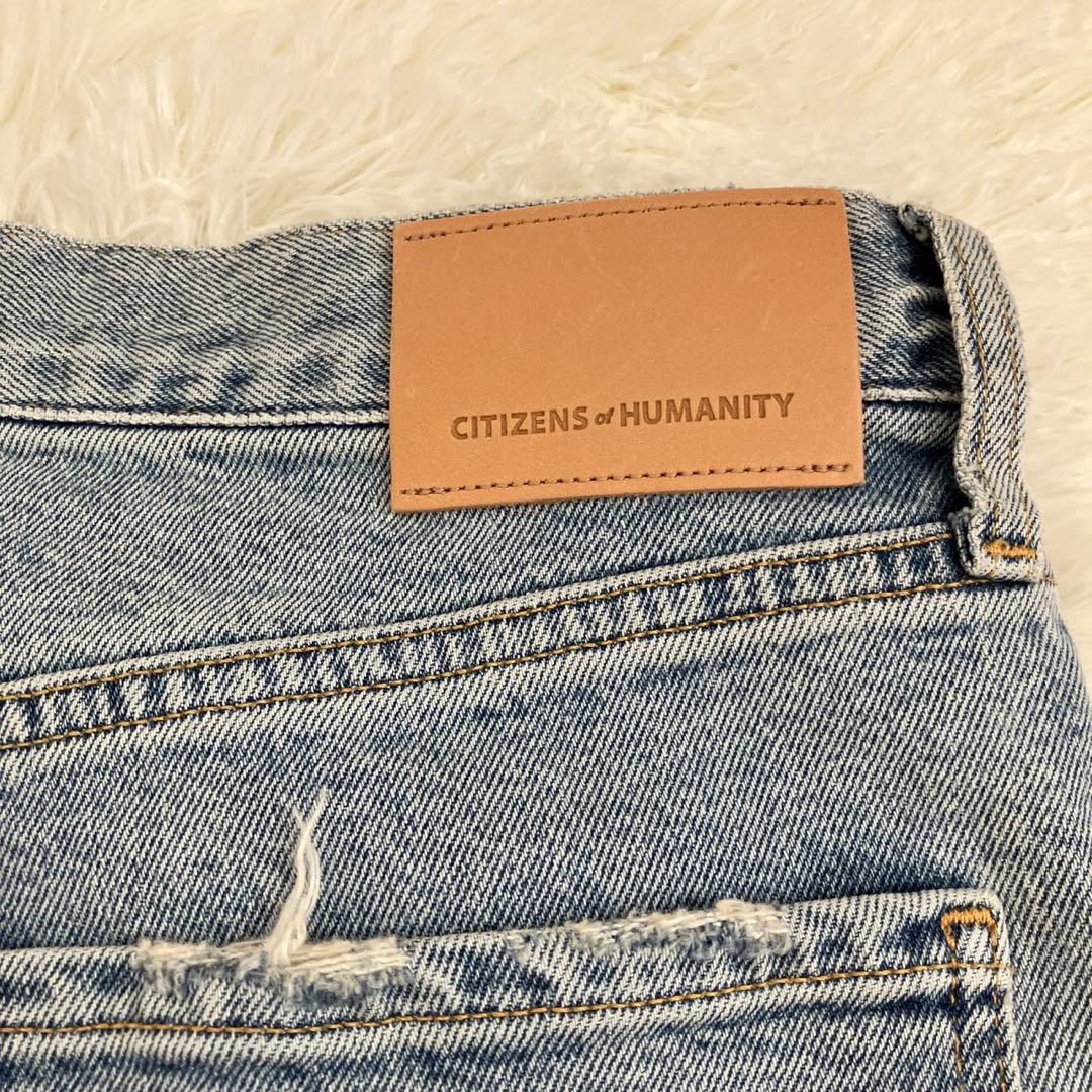 CITIZENS OF HUMANITY デニム 27 ワイドバギー ダメージ