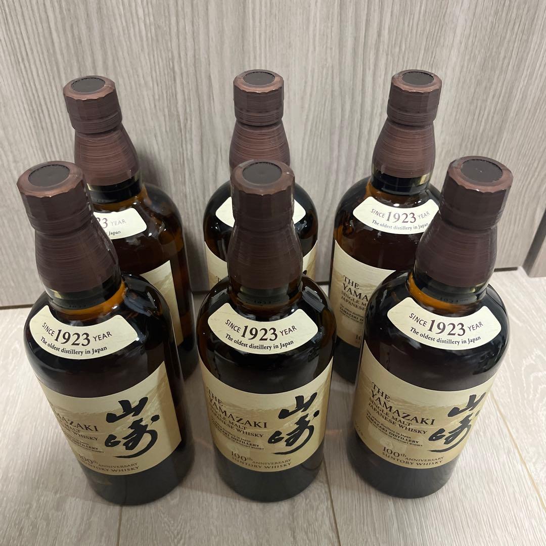 SUNTORY サントリー 山崎 シングルモルトウイスキー 700ml 6本