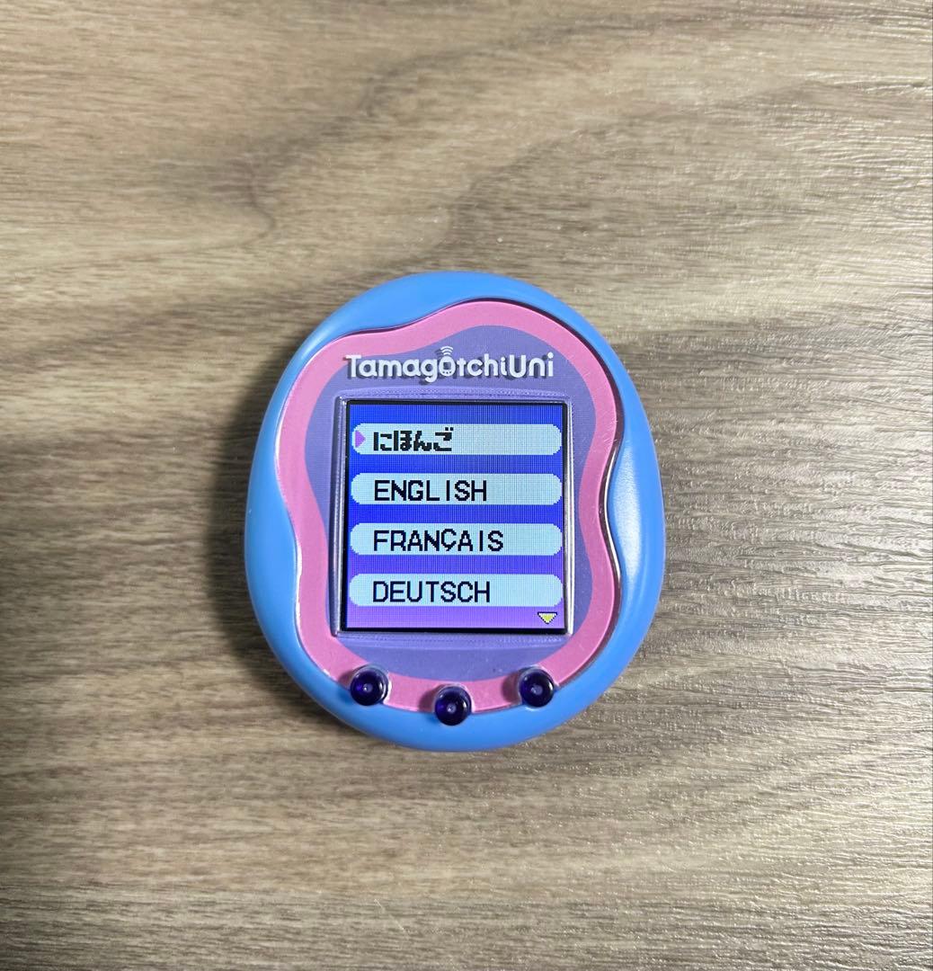 BANDAI Tamagotchi Uni 青　シナモロールカバー付き