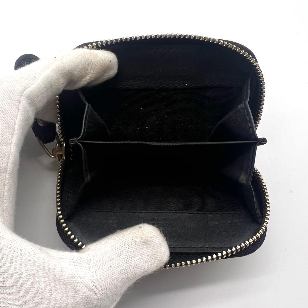 美品 GUCCI グッチ シマ GGロゴ レザー ブラック 黒 ケース