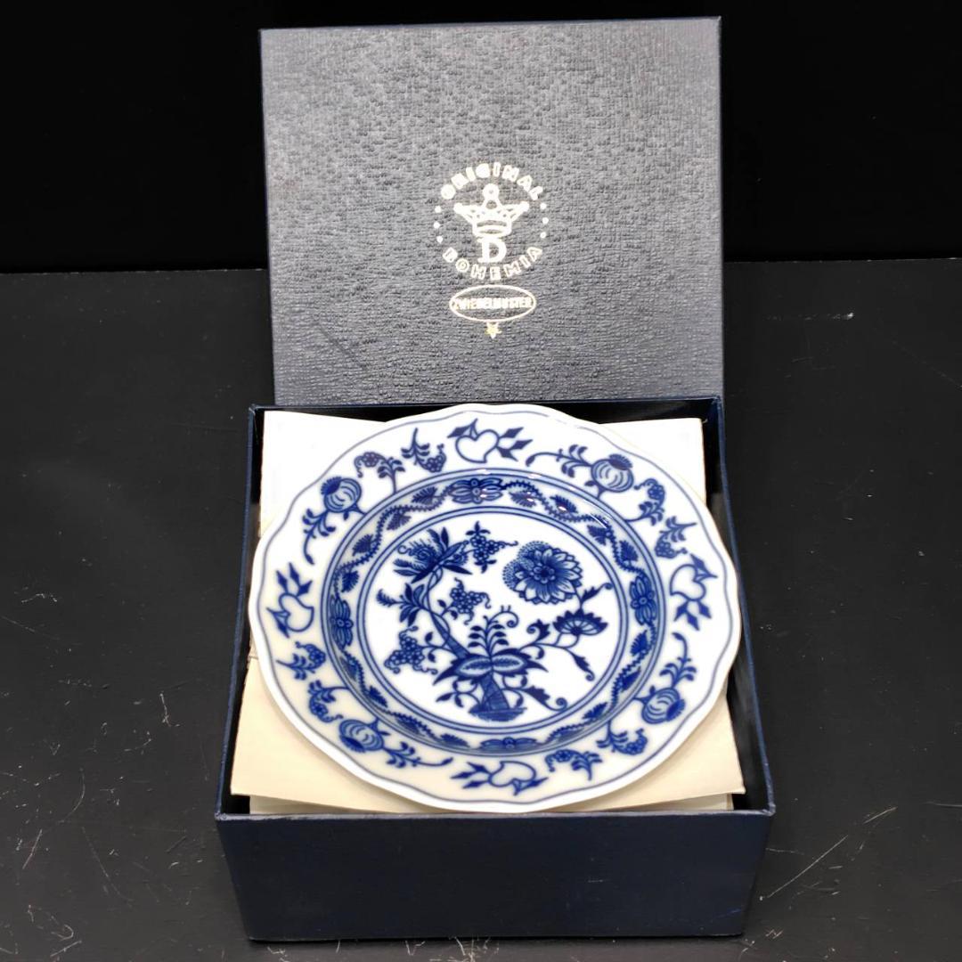 ボヘミア カールスバード ブルーオニオン 16cmプレート 6枚 MH291