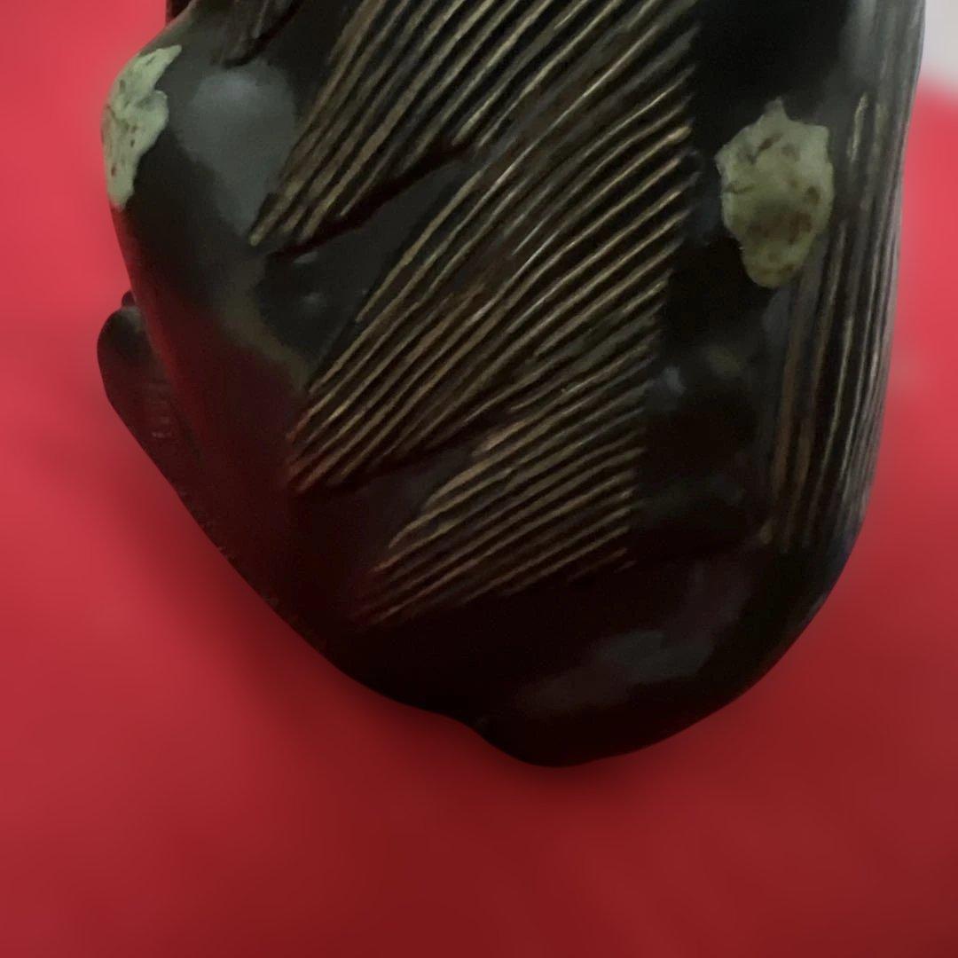 中国古美術　置物　一角獣　陶磁器