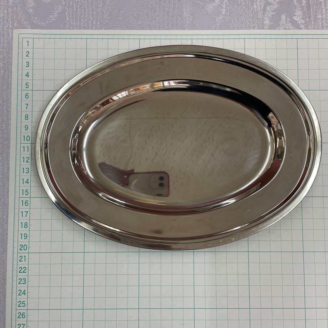 18ー8ステンレス小判皿２２枚セット