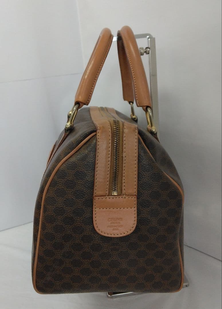 APG12 セリーヌ 極美品 マカダム ハンドバッグ ミニボストンバッグ