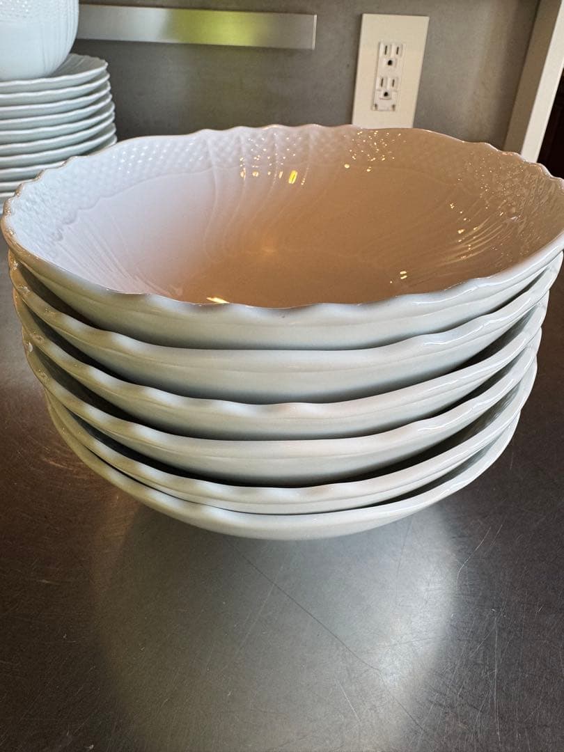 リチャードジノリ 16センチスープ サラダホール 6枚セット