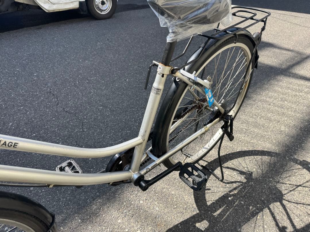 201）全車両格安販売‼️ 26インチ オートライト　シティサイクル　ママチャリ