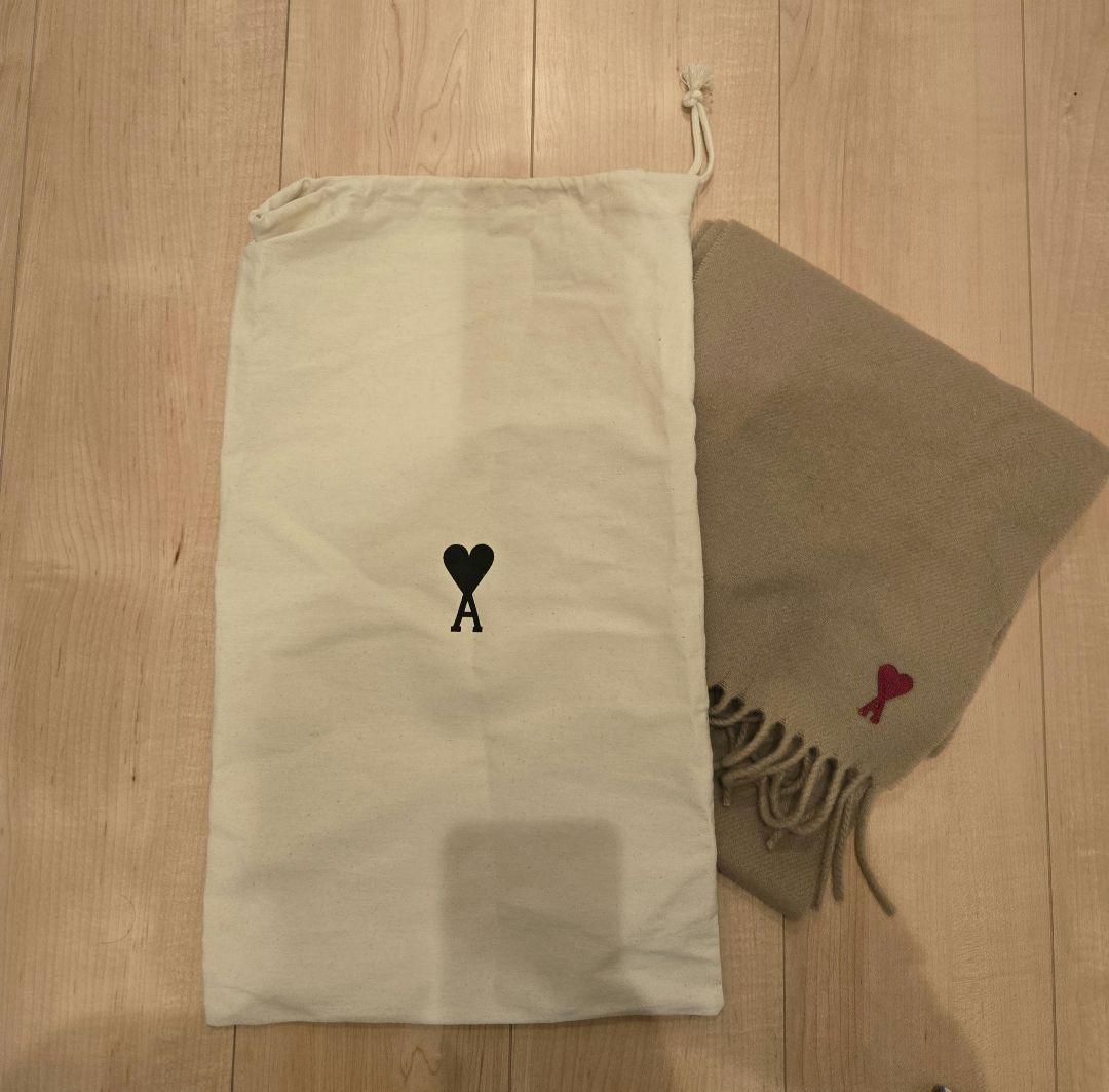 アミパリスマフラー　ベージュ