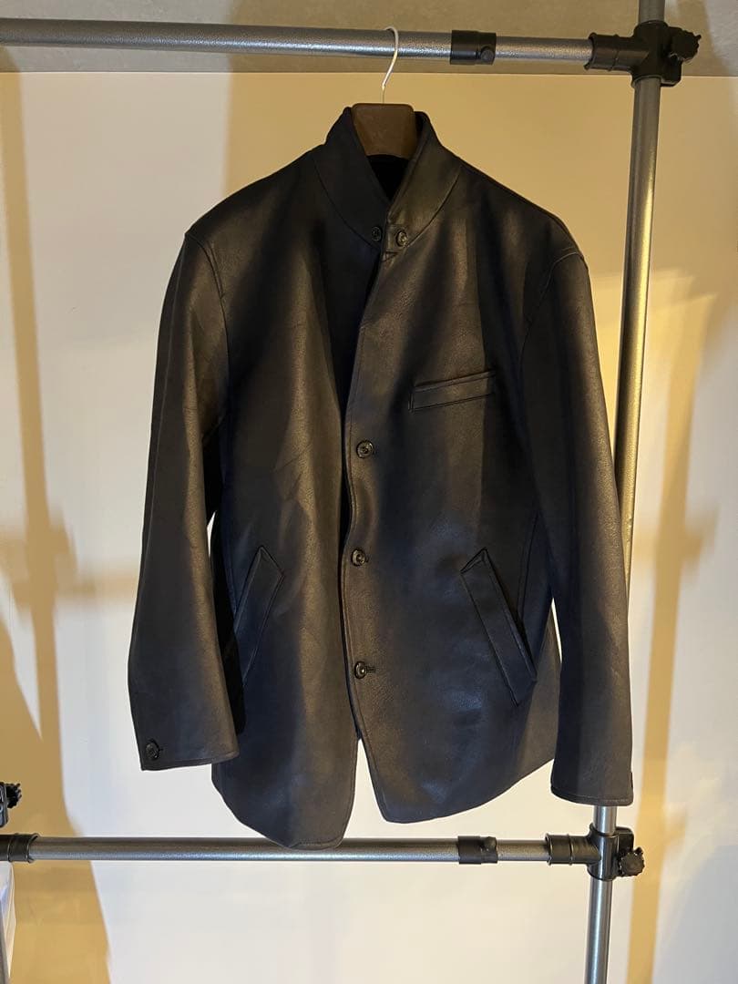 【希少サイズ52】23AW ニコルクラブフォーメン スエード調 ジャケット紺3L