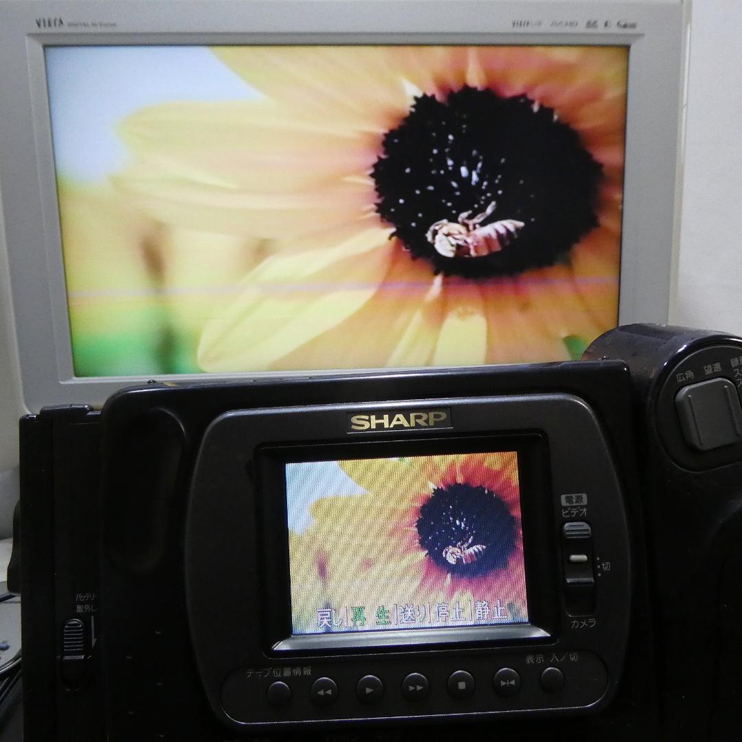 動作良好　Video8　シャープ　VL- EL310　8ミリビデオカメラDVD化