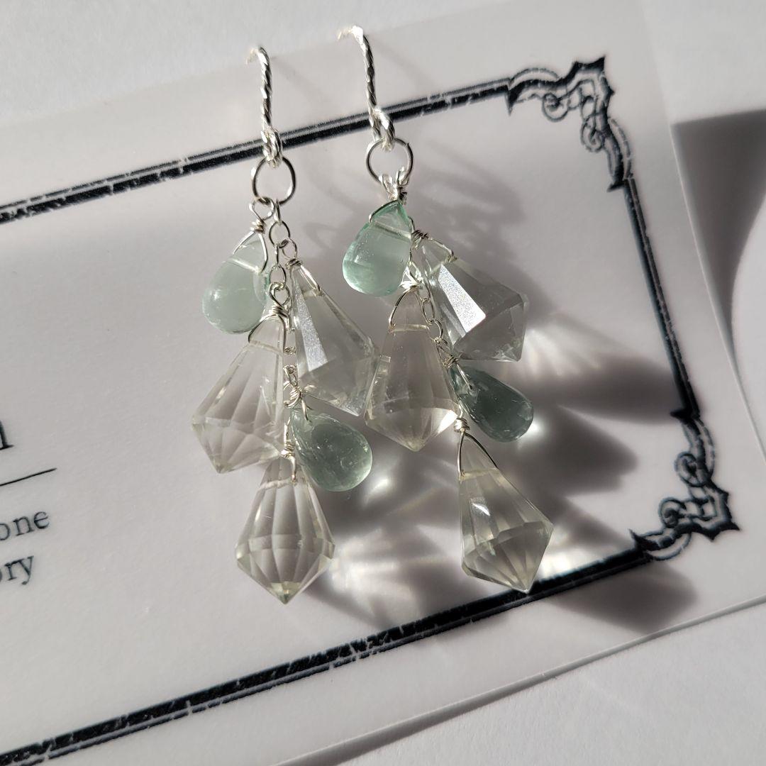 じばにゃん様 アメジスト/ルビー 着せ替えピアス