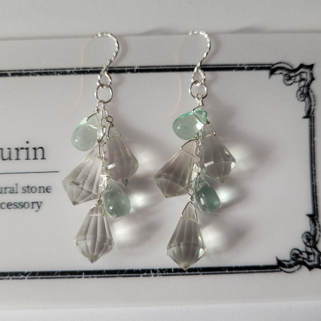 じばにゃん様 アメジスト/ルビー 着せ替えピアス