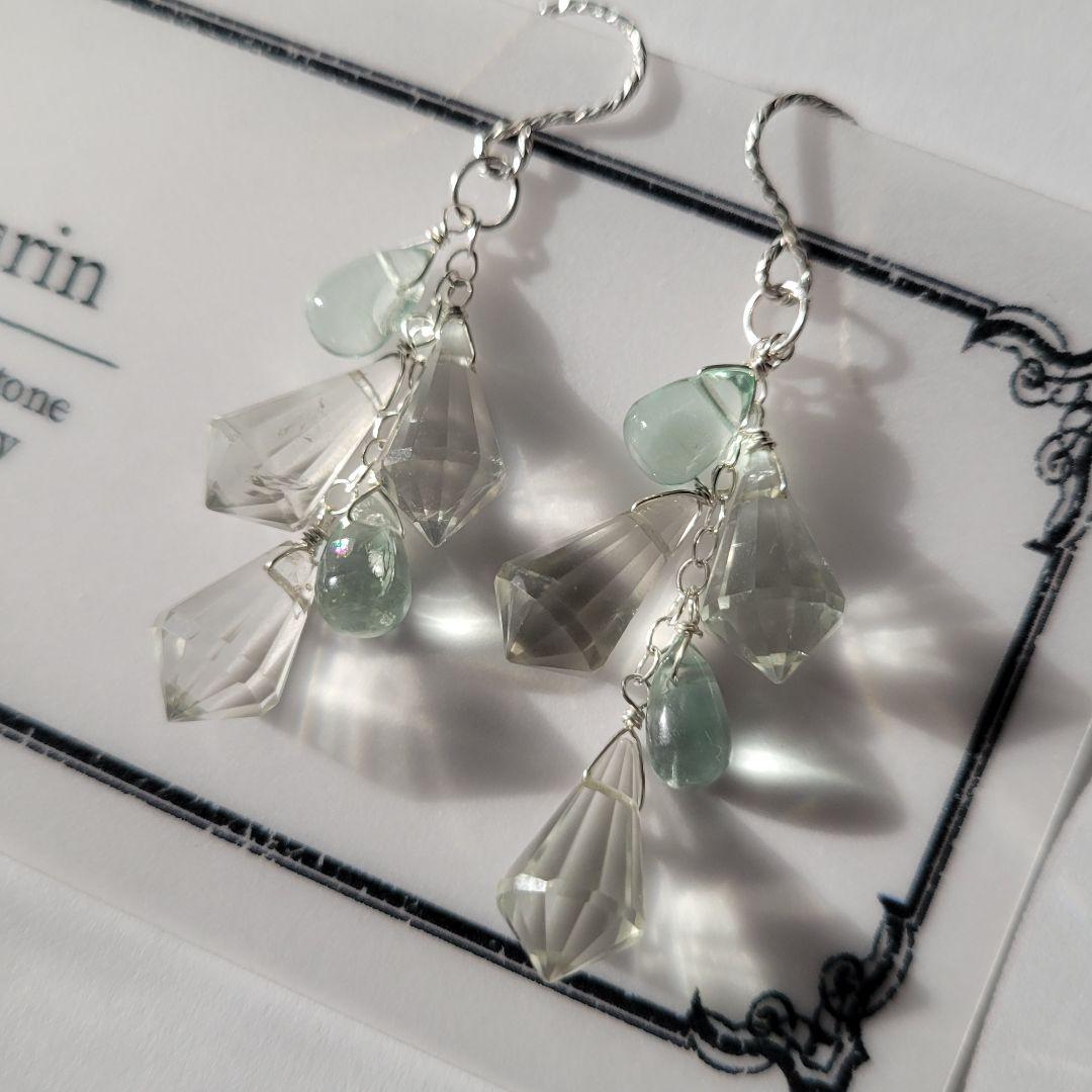 じばにゃん様 アメジスト/ルビー 着せ替えピアス