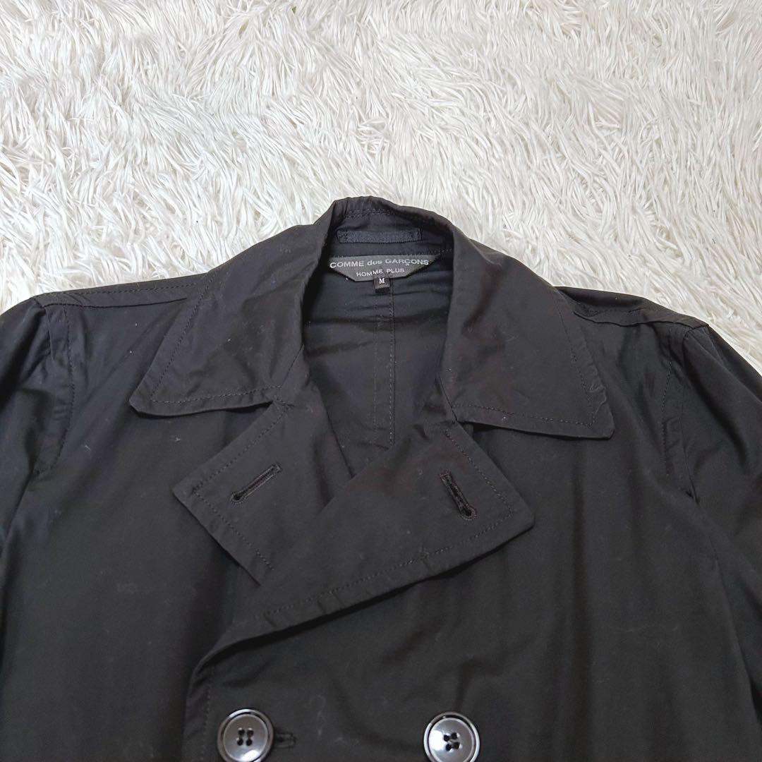 【極美品】コムデギャルソンオムプリュス トレンチコート ダブルボタン