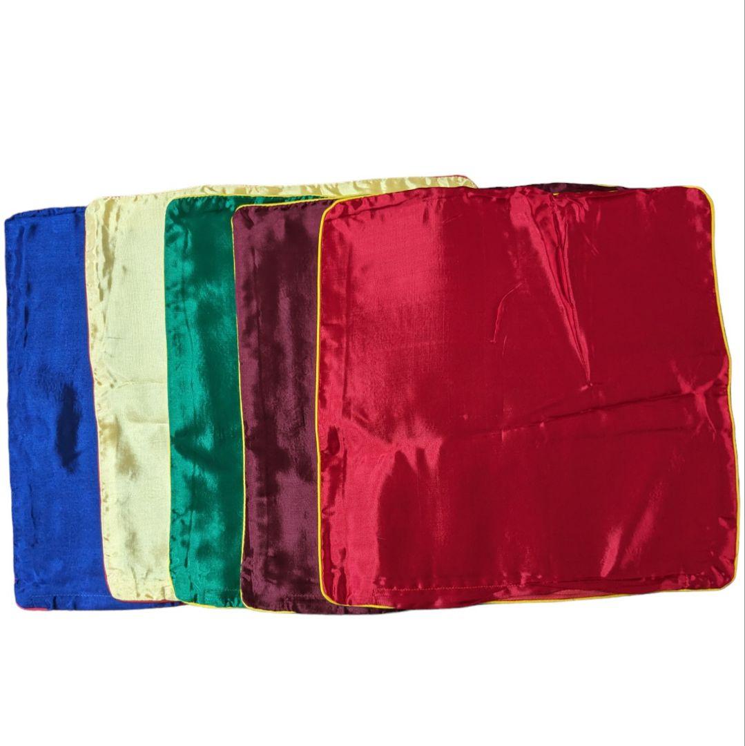 輸入物 中国雑貨 クッションカバー 座布団 5点セット