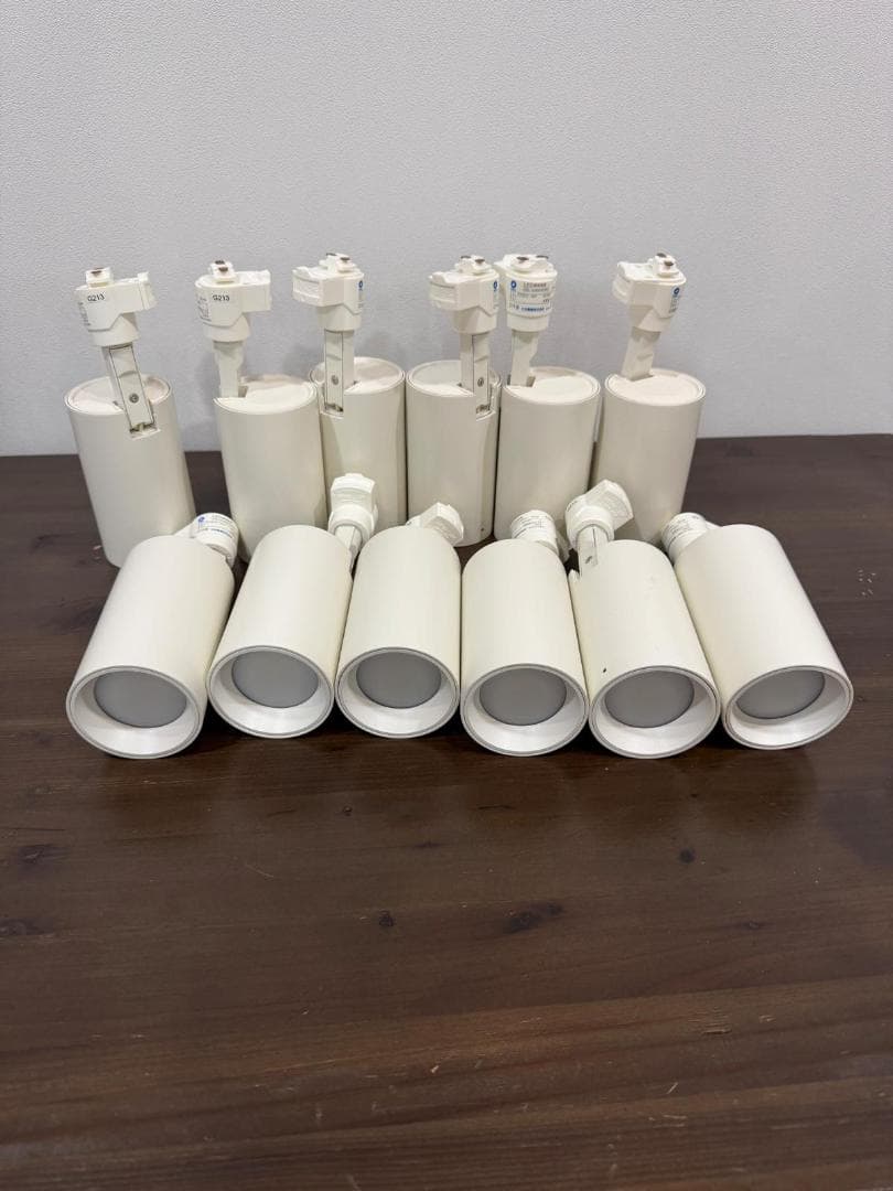 ダクトレール用LEDスポットライト G213 ホワイト 12個セット_A