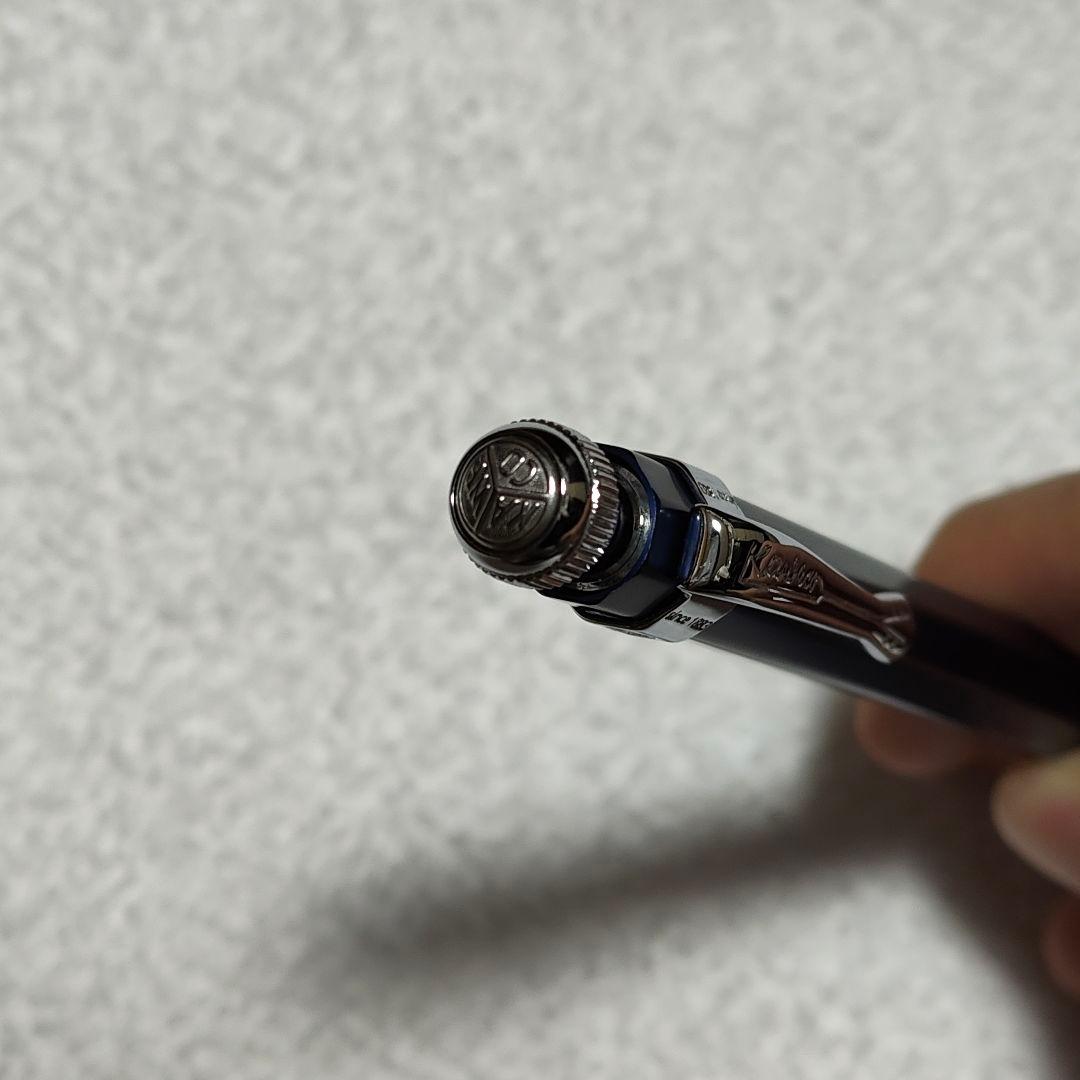 【美品】カヴェコスペシャル ブルー 青 0.7mm シャーペン クリップ付き