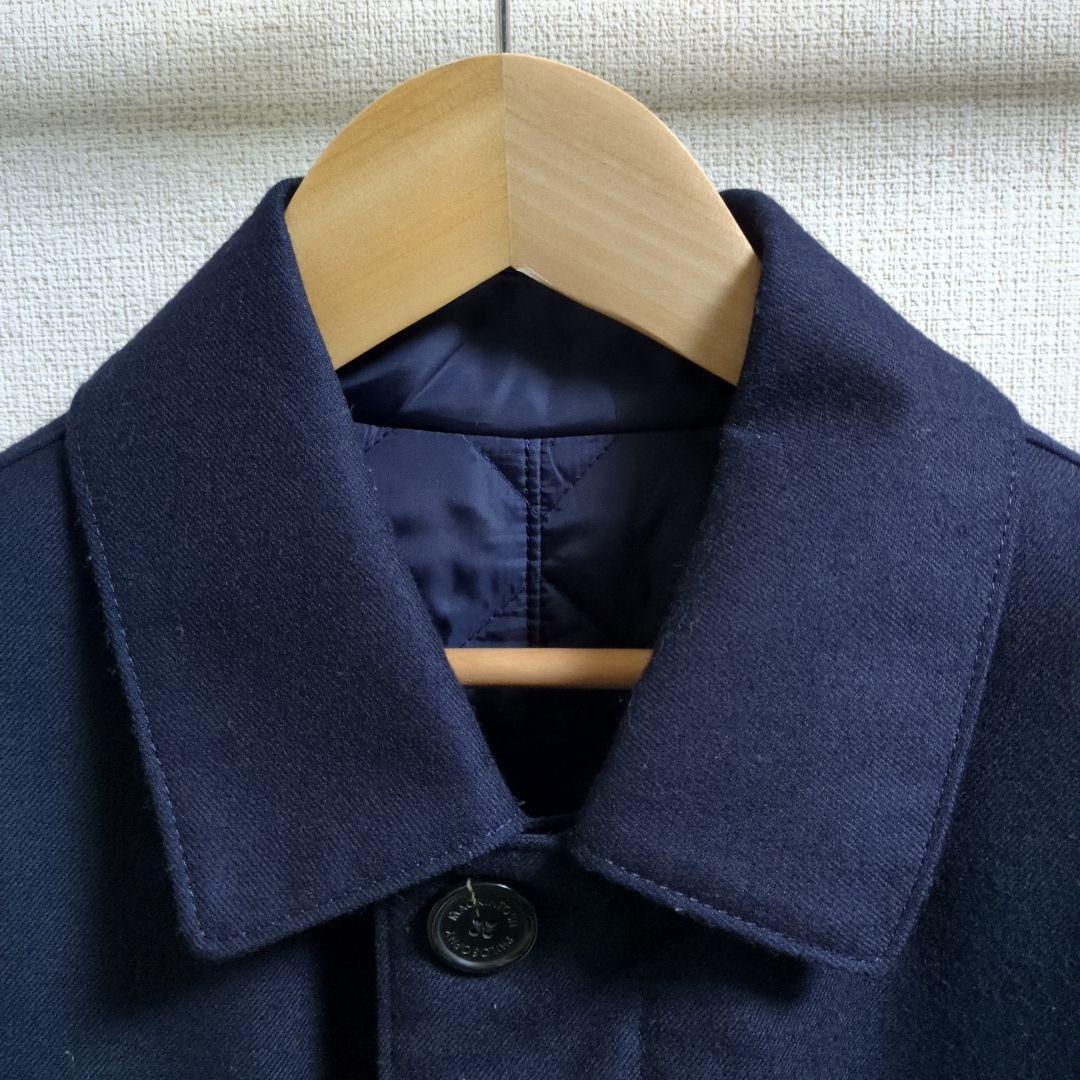 最終価格　ステンカラーコート（マッキントッシュフィロソフィー／リバーシブル／紺）