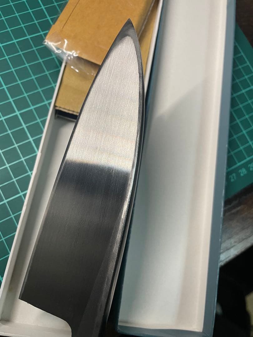 正本 出刃包丁 135mm 本霞 玉白鋼