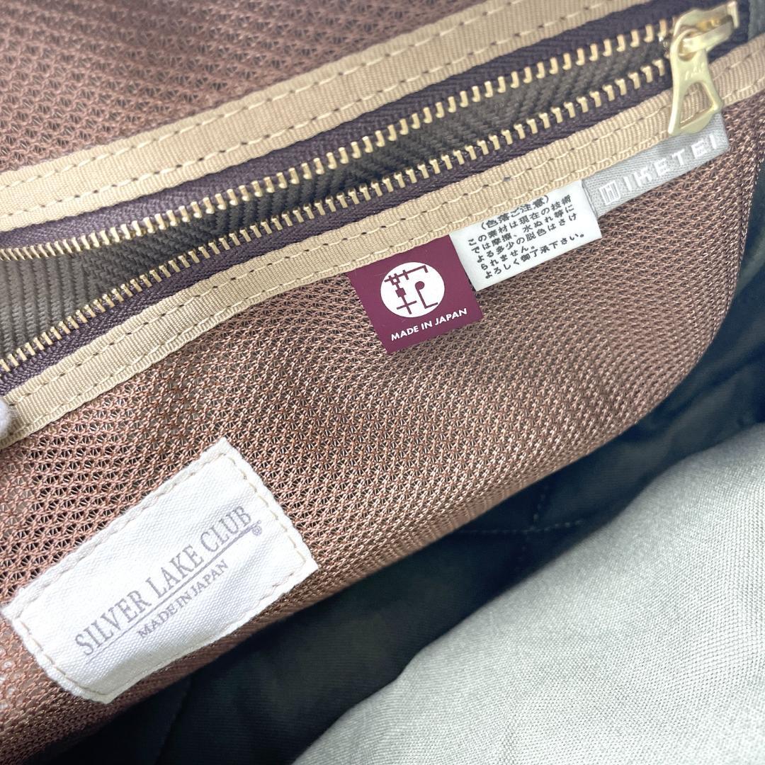 タグ付き　SILVER LAKE CLUB　ショルダーバッグ　ヘリンボーン