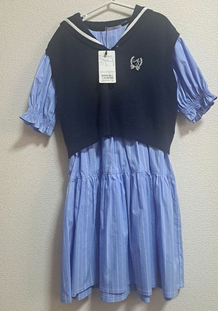 新品 ANNA SUI mini ベストワンピースセット 130(140もあり)