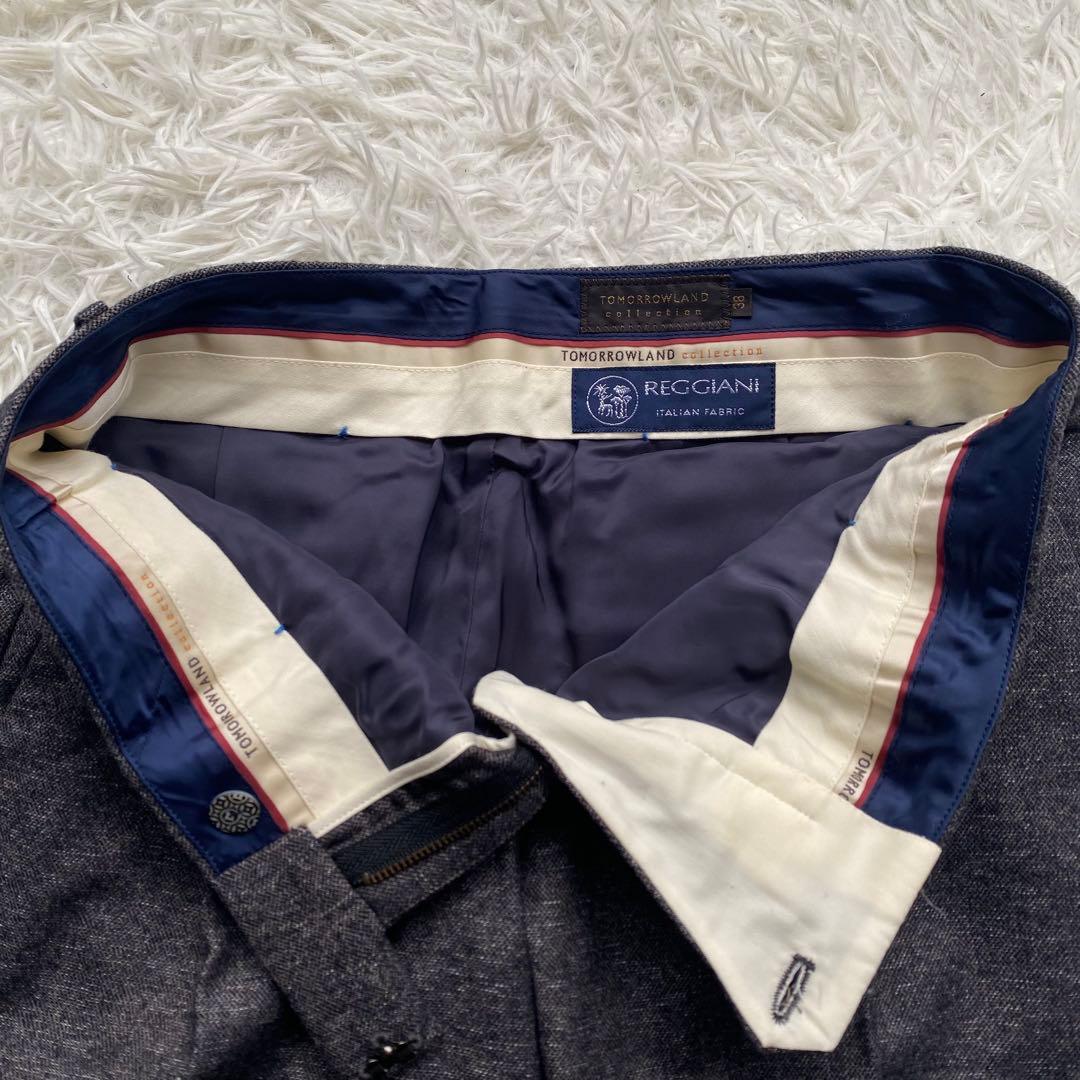 TOMORROWLAND REGGIANI生地 パンツスーツ セットアップ 38