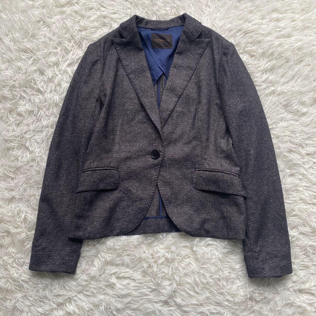 TOMORROWLAND REGGIANI生地 パンツスーツ セットアップ 38