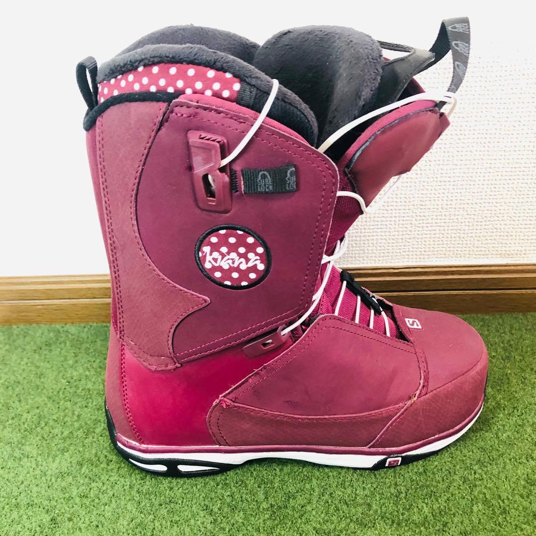 【美品】SALOMONスノボブーツ　サロモン　レディース