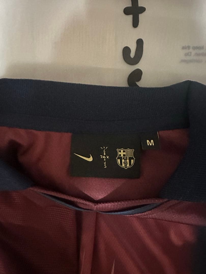 トップス TRAVIS SCOTT/FC BARCELONA RETRO JERSEY M