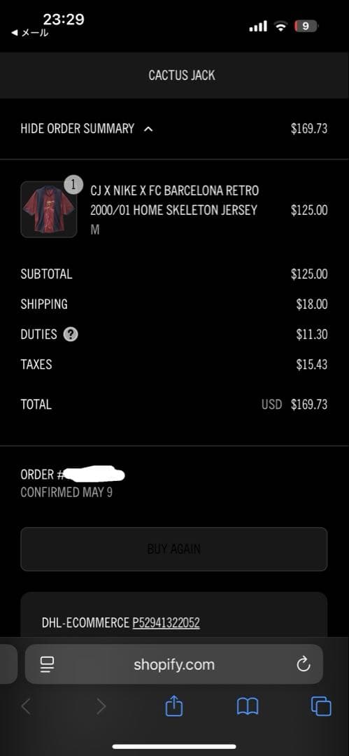 トップス TRAVIS SCOTT/FC BARCELONA RETRO JERSEY M